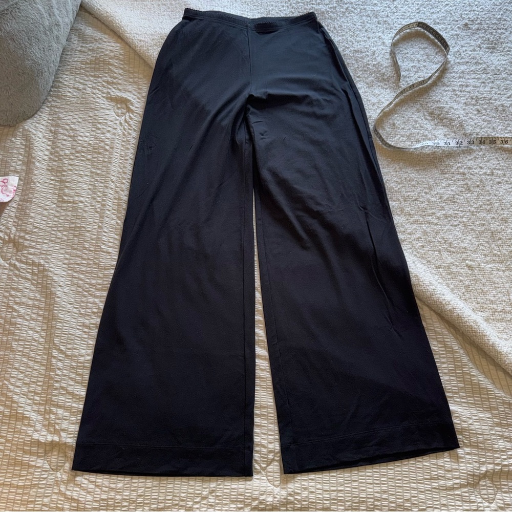 J. Jill Black Wide Leg Pull on Pants xs